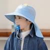 Bear Children Sun Hat UV Protection Wide Brim Bucket Hat Casual Baby Fisherman Cap  Summer