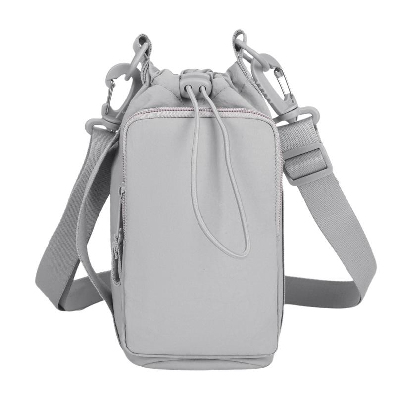 Unisex Crossbody Water Bottle & Phone Bag - Portable Outdoor Sports Storage Bag
