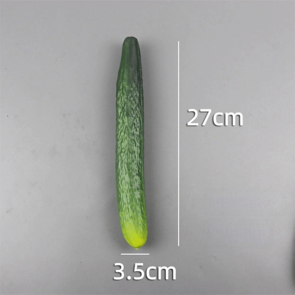 PU Artificial Vegetables Aubergine Cucumber Simulation Vegetables Ornament Corn Banana Photography Props Display Ornament