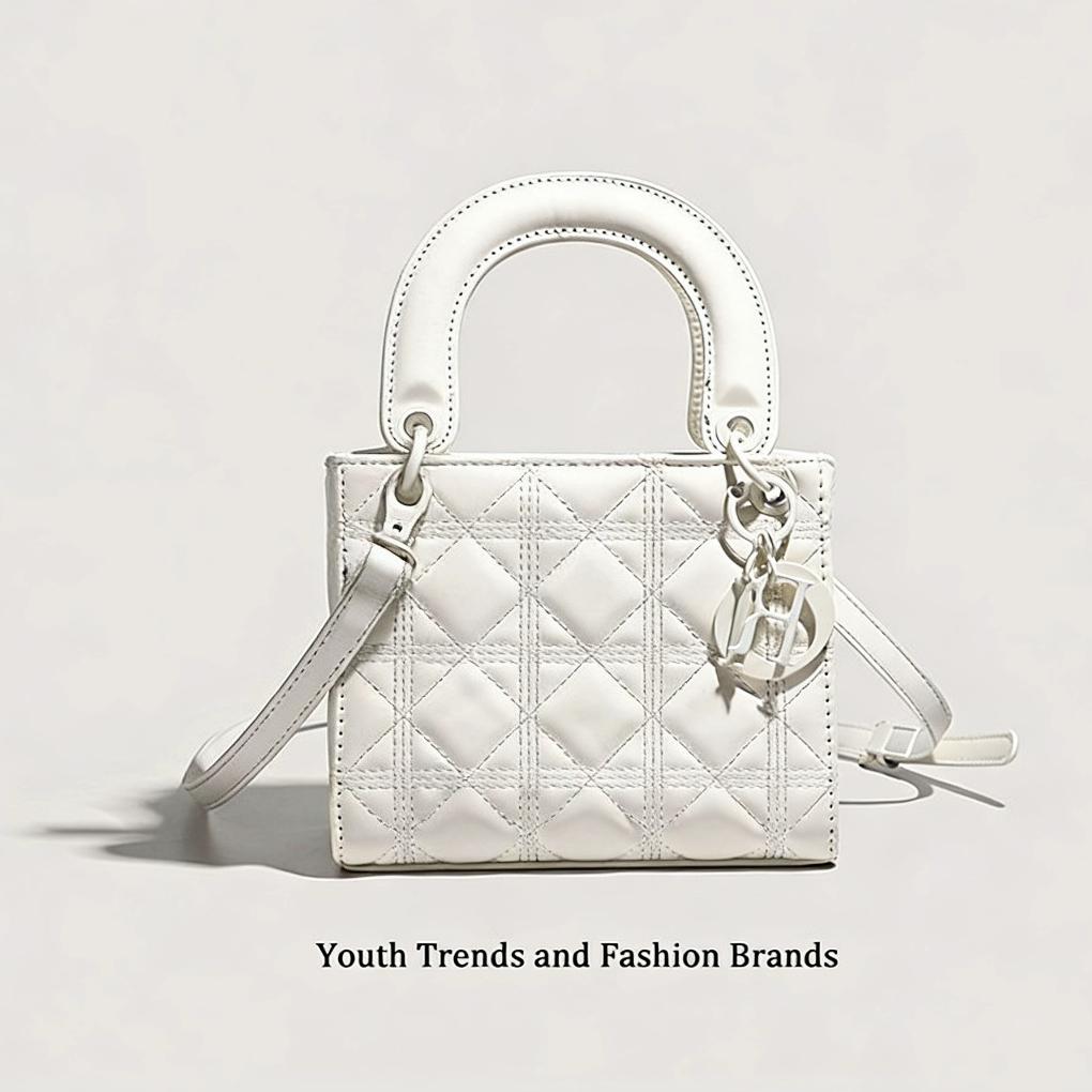 Hochwertiges Erscheinungsbild, mattierte Stickereilinie, Diana-Tasche, modische All-in-One-Handtasche, modische Schulter-Umhängetasche