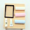 1/12 Dollhouse Simulation Facial Cleanser Shampoo Towel Set Dollhouse Miniature Bathroom Decoration Dolls House Accessories