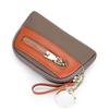 First-layer Cowhide Mini Coin Purse Women Small Exquisite Zipper Loose Large Capacity Key
