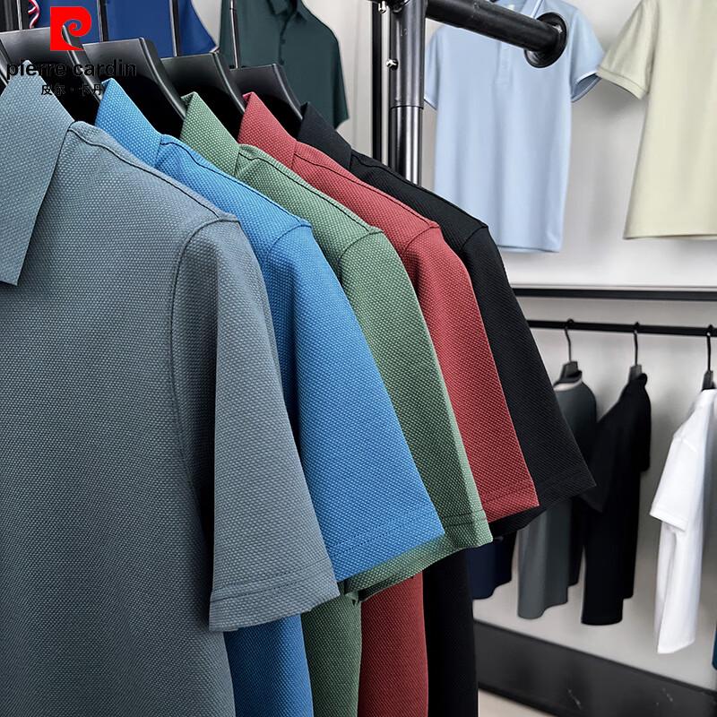 Pierre Cardin Men's Summer Mulberry Silk Blend POLO Shirt