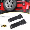 2x Car Tailgate Hinge Trim Spare Tire Covers For Jeep Wrangler JK 2007-18 Black