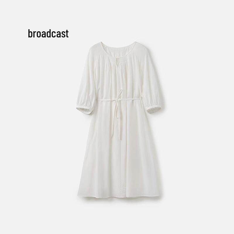

Broadcast Women s Puff Sleeve Mid-Length Dress L