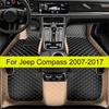 Car Floor Mats For Jeep Compass 2007 2008 2009 2010 2011 2012 2013 2014 2015 2016 2017  Auto Foot Pads Carpet Cover