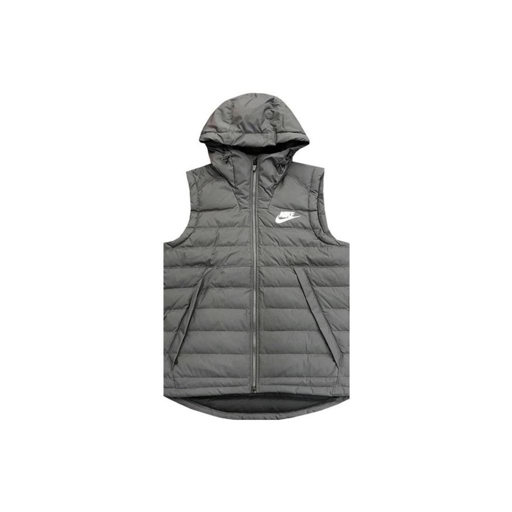 Nike Aeroloft Casual Sports Down Hooded Vest Winter Men Vests Gray AJ7951-021