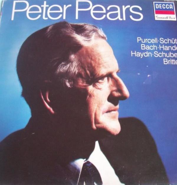 

LP Record PETER PEARS Purcell Schutz Bach Handel 4119191 DECCA 1984 UK Classical Used