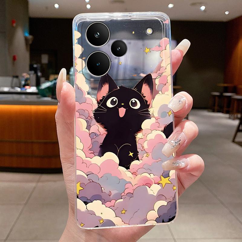 Phone Casing For Realme P4 Pro 5G Back Cover Luxury Dragon Cute Cool Boys Girls Flowers Patterns Transparent Soft Silicone Case