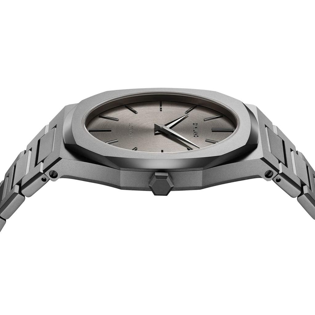 Authorized Dealer [D1 MILANO] D1 Milano Watch Men's Watch UTBJ22 [ULTRA THIN] Ultra Thin Anthracite 40mm Stainless Steel Belt Gray