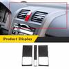 Carbon Fiber Auto Central Control Air Outlet Panel For Honda CR-V CRV 2007-2011