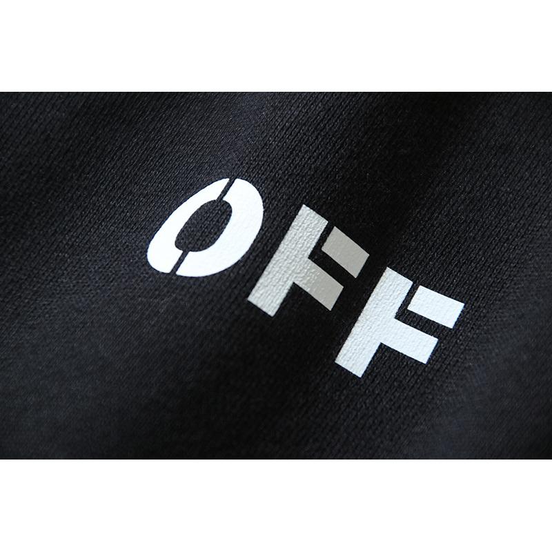 1225 Off-White 2025 Herbst/Winter Neuer OW Grid Arrow Muster Bedruckter Hoodie für Männer und Frauen