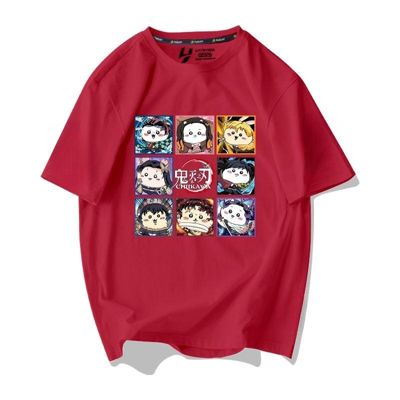 Chiikawa Personaj Drăguț Ventilator Merch Tricou Unisex Gât Rotund Croială Largă Casual Vară Mânecă Scurtă Tineret Harajuku Streetwear Top Zilnic