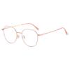 New metal myopia glasses frame men's big face big frame eye frame women can match the degree HC