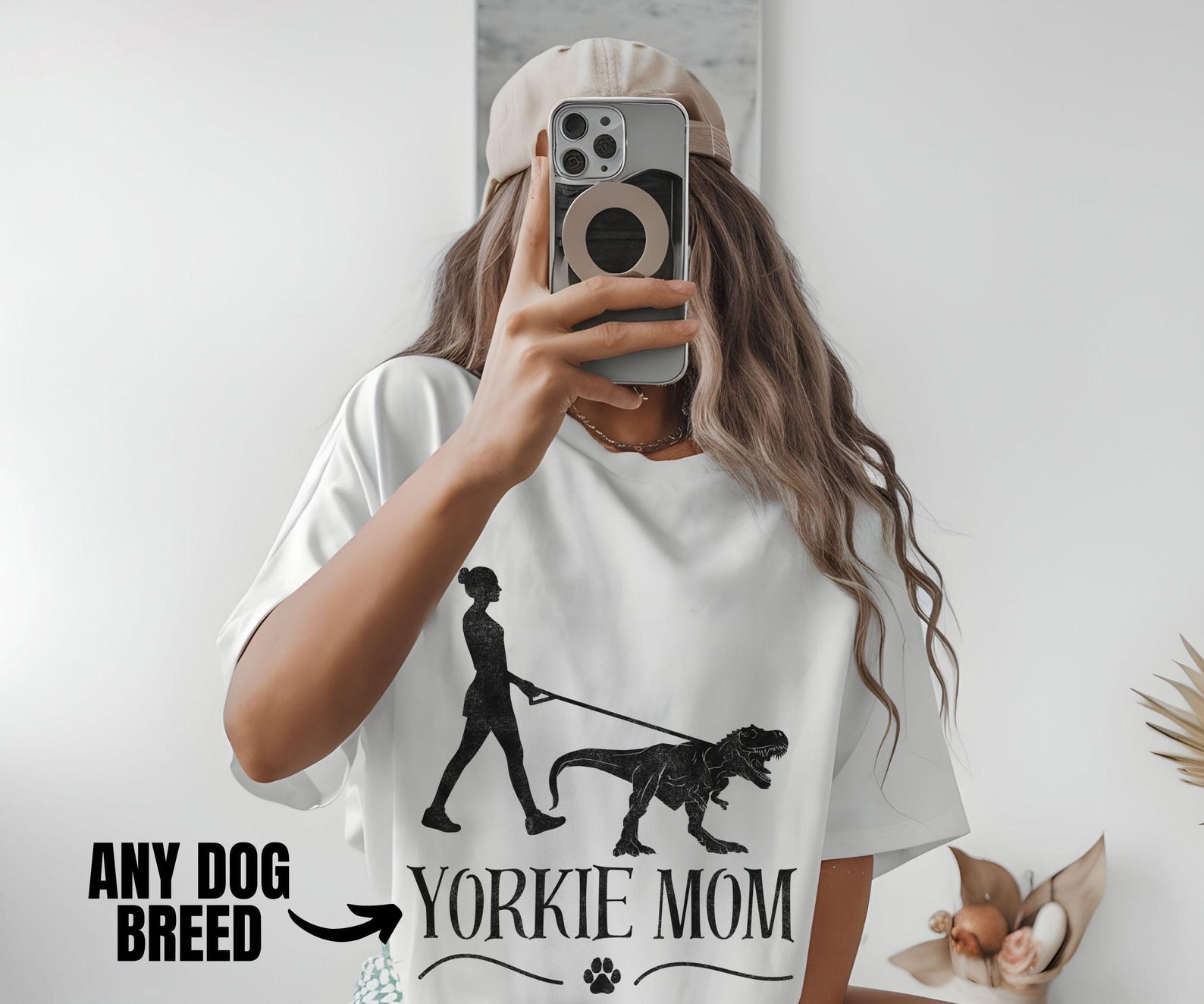 Funny Custom Dog Mom Shirt, Funny Dog Lover Gift for Women, Personalized Dog Breed Mom Tee, Walking Dinosaur Dog T-Shirt, Cute Dog Mom Gift 2XL