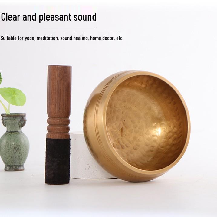 Ručně vyráběná nepálská tibetská zpívající mísa pro meditaci a jógu