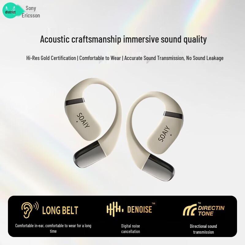Soaiy GD35 True Wireless Ear-Hook Sports Bluetooth Headphones