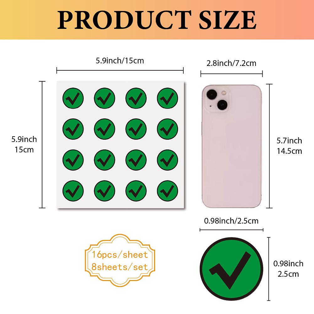 8 Sheets Plastic Waterproof Self-Adhesive Picture Stickers Cartoon Decals for Kid's Art Craft Symbol 150x150mm Sticker: 25mm