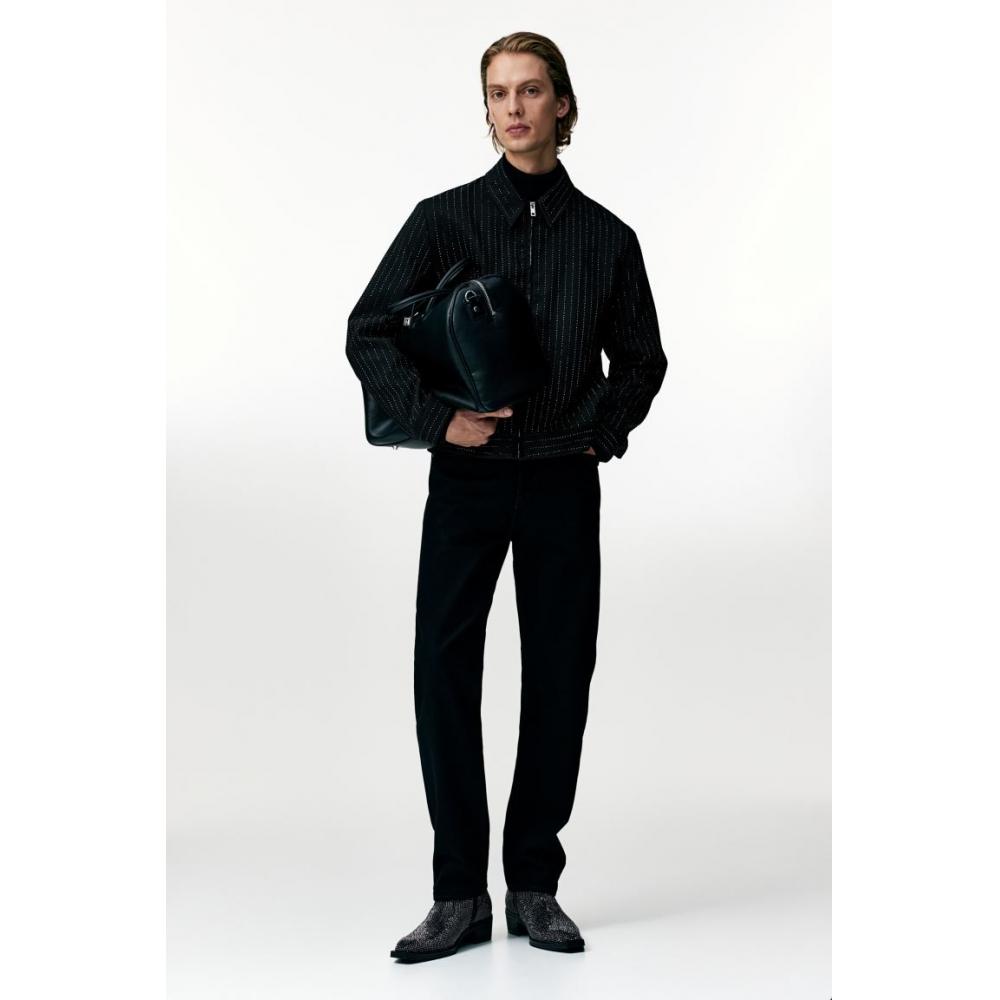 

Куртка HM rHinestone Detail Regular Fit Black S
