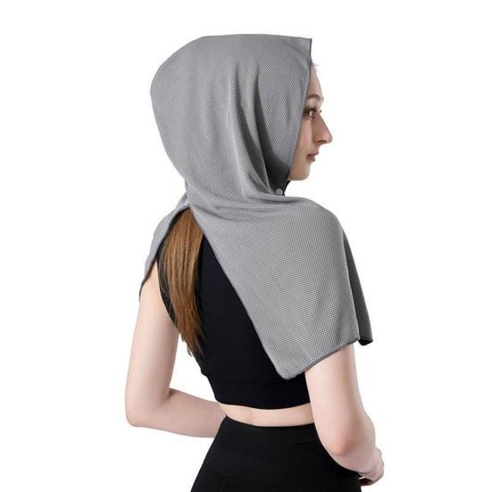 Cooling Towel U-shaped Hoodie Beach Camping Gym Sun Protection Quick Drying Head Protection Cooling Cloth Sunscreen Bandana Kerchief