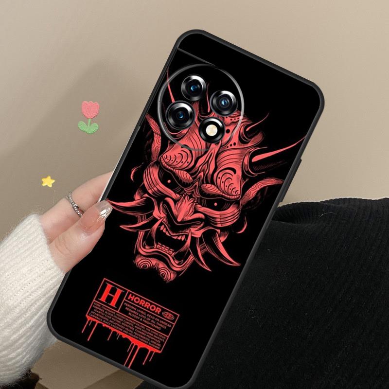 Hannya Demon Oni Cover For OnePlus Nord CE 4 2 3 Lite N20 N30 9 10 Pro 8T 9RT 10T 10R 12R 13R 11 12 13 Case