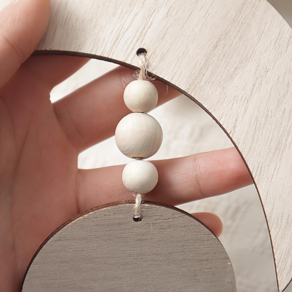 1pc-Unique Art of Wall Hanging Sun Moon Tooth Wooden Products Decoration Nordic Simple Wall Decoration Creative Home Decoration