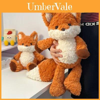 Running Fox Plushie For Girls Cute Soft Toy Sleep Pillow Kids Bedroom Decoration