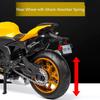 1/12 Scale Yamaha YZF R1 Metal Diecast Motorcycle Toy Car Model Rubber Tires Wheel Steering Toys Motorcycles Kids Children's Day Gifts