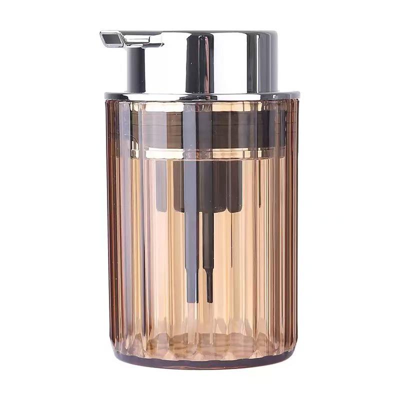 

Elegant Press-Type Travel Bottle for Sanitizer, Face Wash, Shampoo, Shower Gel, Dish Soap & Mousse