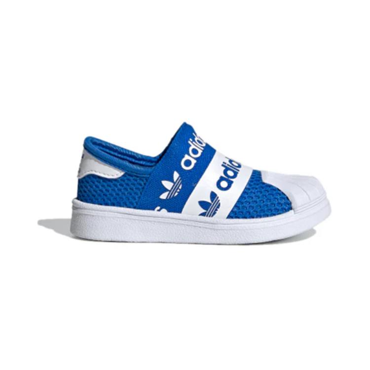 Adidas Originals Superstar Smr 360 C Non-Slip Low-Top Kids Skate Shoes Kids Sneakers Blue White FV7609