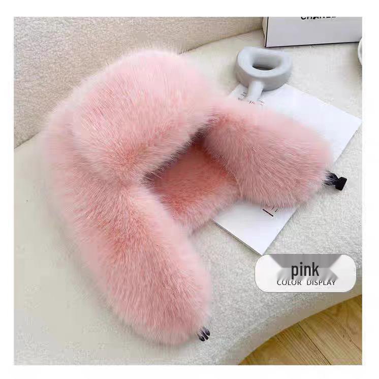 Unisex Warm Ushanka Hat, Faux Fox Fur, Windproof & Snowproof with Ear Protection for Autumn/Winter.