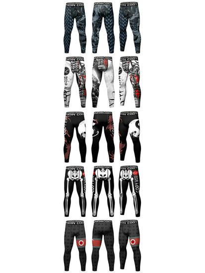 Men's Autumn Sports Compression Pants: Running & Basketball