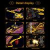 2000+PCS MOC Pirate Ship Series Assembly Building Blocks Model With Lighting Assembly Children's Toys Gift Home Ornaments