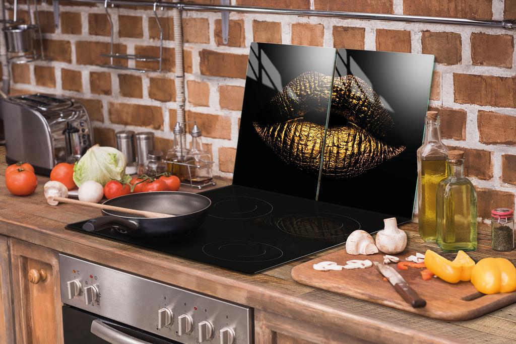 PIANO PROTETTIVO IN VETRO PER CUCINA 2x35x52 BOCCA