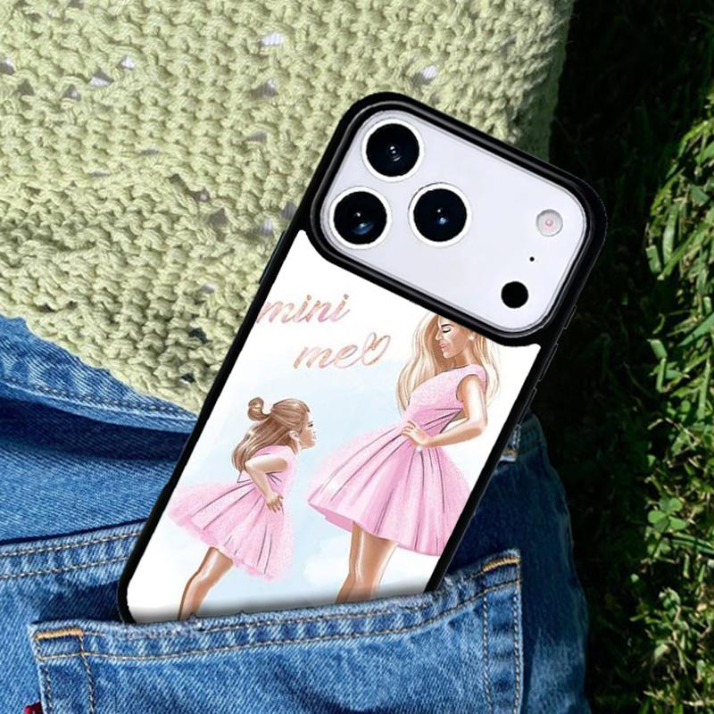 Mom Daughter Girl Son Dad Mobile Phone Case Compatible with IPhone 17 16 15 14 13 12 11Pro Max 17 Air Cover