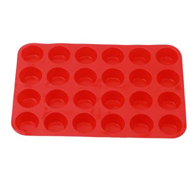 24 Holes Round Ball Shape Muffin Cup Mould Jelly Ice Cube Chocolates Biscuits Cake Mold Baking Tools