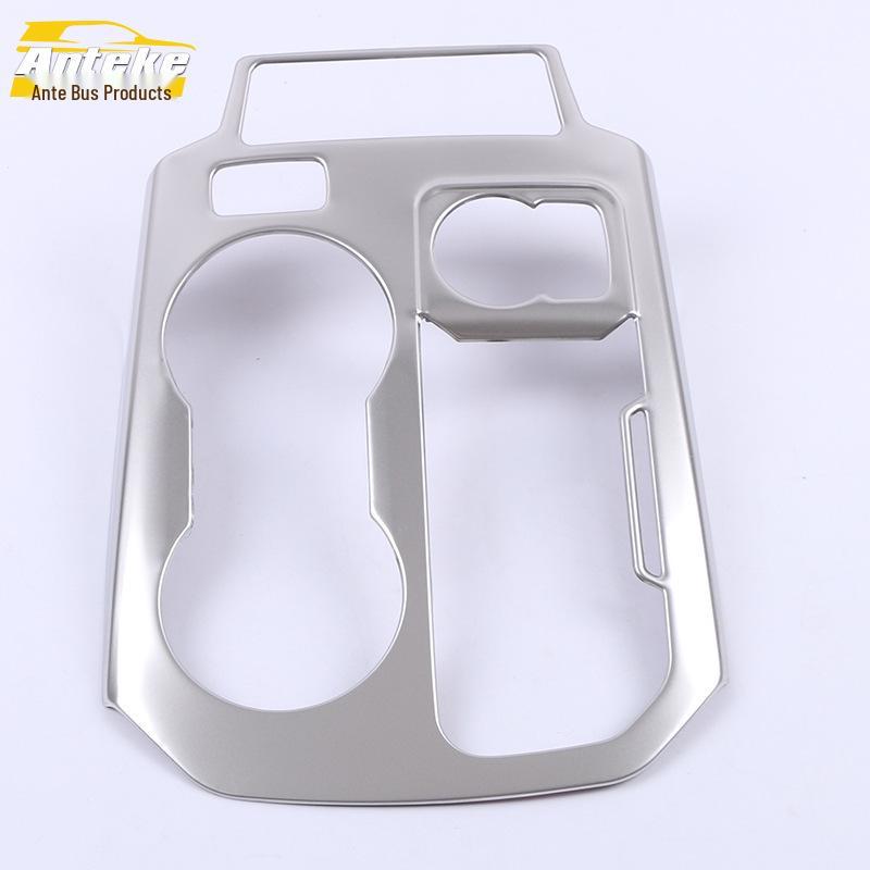 Stainless Steel Blazer Shift Panel Trim for 20 Models - Center Console Cup Holder Modification