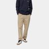 Carhartt WIP High Waist Solid Color Straight Leg Pants Classic Logo Tag Wide Work Pants Men bottoms I029919-G1-GD