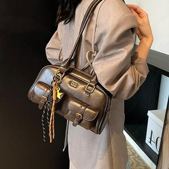 2024 Spring Women's Retro Fashion Shoulder & Crossbody Bucket Bag