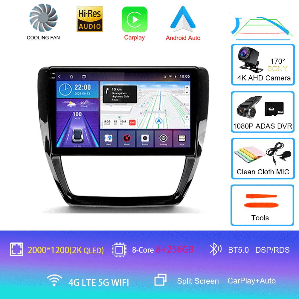 Android 14 Car Radio For Volkswagen Jetta 6 2011 - 2018 Multimedia Video Player Navigation Stereo GPS No 2din 2 Din Dvd