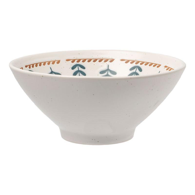 Hand-Painted Small Flower Hat Bowl Household Ceramic Bowl Japanese-Style Tableware Dish Bowl Noodle Bowl Fruit Salad Bowl Rice Bowl