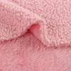 Warm Keeping Cationic Yarn 100% Polyester Double Side Knitted Melange Sherpa Fleece Fabric for Winter