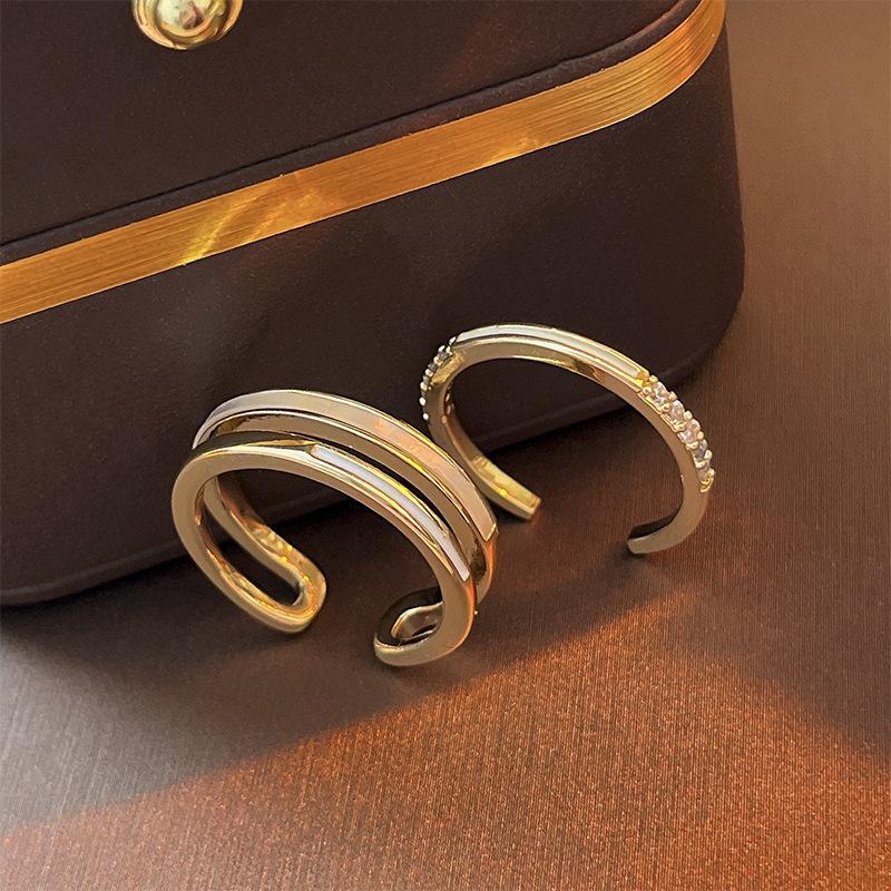 Inel rotund retro turcoaz deschis - Modă high-end în stil curte pentru degetul arătător