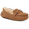 UGG Cow Split Leather Casual Shoes Women's Chestnut 1166891-CHE