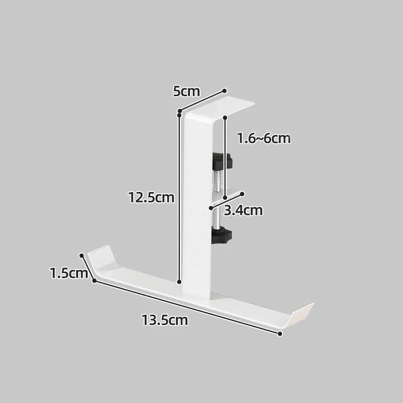 1pc Einstellbare Schreibtisch Rand Haken Ohne Stanzen Büro Desktop Rand Hängen Tasche Haken Student Rucksack Lagerung Hängen Haken