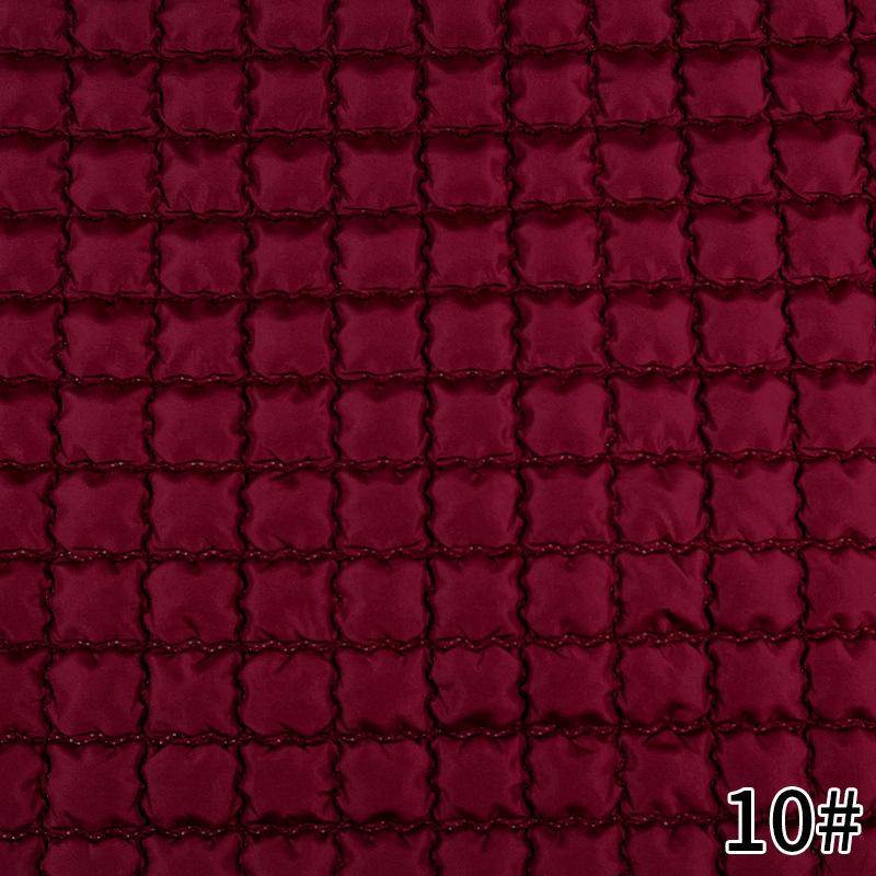 1M Wielokolorowy 3D PU Ultrasoniczny Poliestrowy Materiał Bąbelkowy Elastyczny Kompozytowy Pikowany Haftowany Materiał do Szycia DIY Torba Odzież