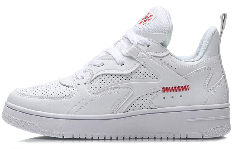 Li Ning CF Skateboard Shoes Women s Mid Top White AGCP276-1 35.5