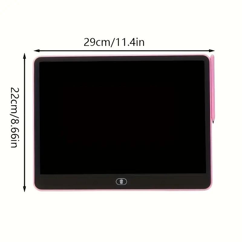 13-Inch Large Lcd Writing Board One-Button Erase Drawing Pad Graffiti Painting Plaything Educational Learning Electronic Writing Board
