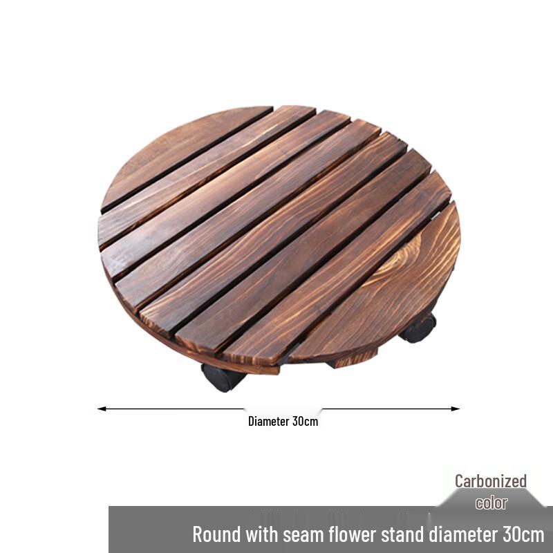 Yuzhuxun HC Anti-Corrosion Wood Round Flower Pot Tray