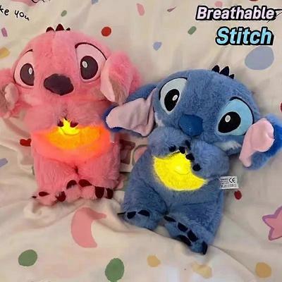 Bambola di Peluche Stitch Respiro di Punti 30cm - Giocattoli per Dormire per Bambini